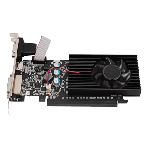 Tangxi GT705 2GD3 Gaming Grafikkarte, 2 GB GDDR3 64 Bit Grafikkarte mit Leisen Lüftern, Unterstützt PCI Express 2.0 16X, für Desktop Computer von Tangxi