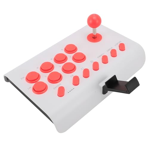 Tangxi Kampfspiel-Controller, Kampfspielpad, Lange Akkulaufzeit, Kabelloses mit und Makro für (White) von Tangxi