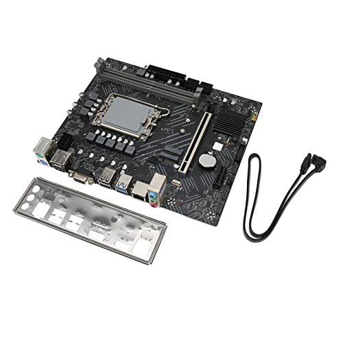 LGA 1700 Motherboard, H610 DDR4 DIMM PCIE 16X Gen 4.0 Desktop-Motherboard, 64 GB M ATX Ersatz-NVME M.2-Schnittstelle für Desktop-PC von Tangxi