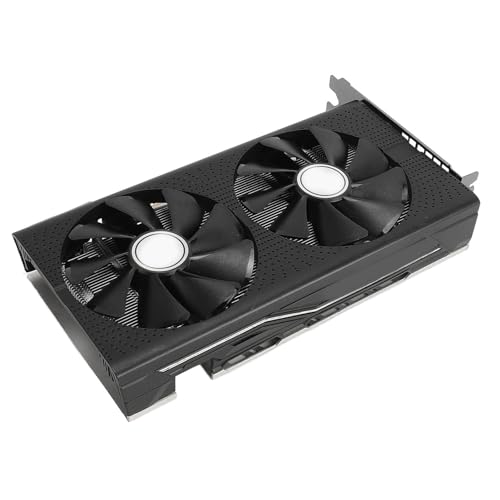 Tangxi RX470-Grafikkartenkühler mit Zwei Lüftern, 8 GB GDDR5 256 Bit Leise Gaming-Grafikkarte für Desktop-PC, Büro, VRWorks, PCI Express 3.0 X16 mit DVI-D-Schnittstelle von Tangxi