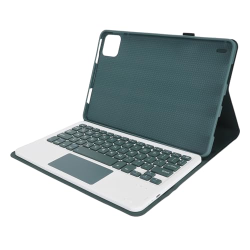 Tastaturhülle für Pad 6 oder Pad 6 Pro 11 Zoll 2023 Tablet PC, Pad 6 Hülle Touchpad-Tastaturhülle, Magnetisch Abnehmbare Kabellose Tastatur, Cover Case PU Stand Cover (dunkelgrün) von Tangxi