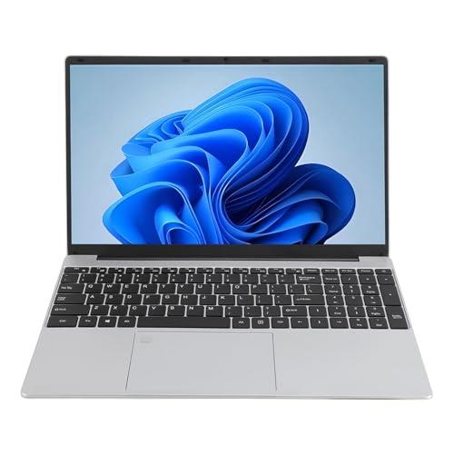 Tragbarer 15,6-Zoll-Laptop, 32 GB DDR4, 512 GB SSD, IPS HD, Professioneller Laptop für N5095, 2,4 G und 5 G WLAN-Laptop für Unternehmen, Büro, Reisen, Gaming (EU-Stecker) von Tangxi