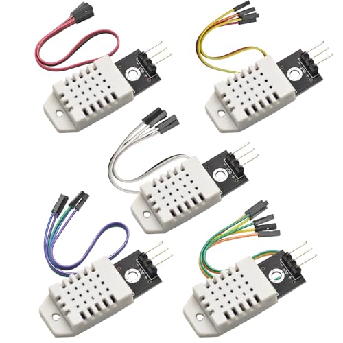 Präzise Temperatur- und Luftfeuchtigkeitssensoren für Arduino - DHT/2302 Temperatursensor-22 Modul mit Platine und Kabel (1 Stück) von Tanmote