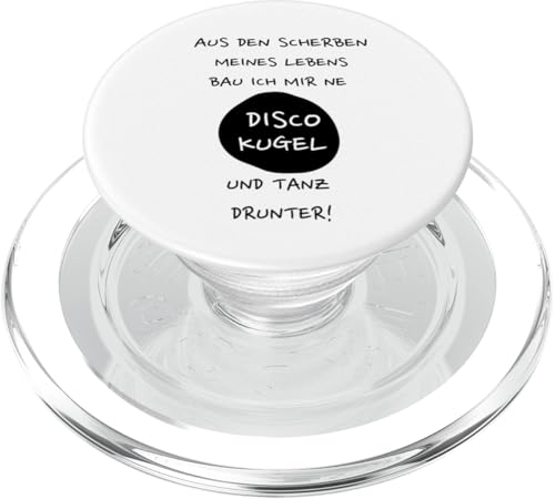 Diskokugel Tanzen Tänzer Tanzen Spruch | Discokugel Deko PopSockets PopGrip für MagSafe von Tanzen Sprüche Bilder Zitate Zubehör & Geschenke