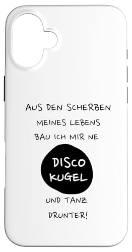 Hülle für iPhone 16 Plus Diskokugel Tanzen Tänzer Tanzen Spruch | Discokugel Deko von Tanzen Sprüche Bilder Zitate Zubehör & Geschenke