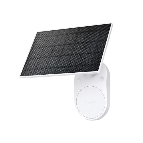 Tapo A201 Solarpanel, Kompatibel mit allen Tapo-Batteriekameras, 4m Ladekabel, Flexibel einstellbarer Winkel, IP65, Max 2,5 W, Typ-C-Anschluss von Tapo