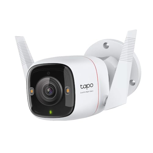 Tapo C325WB Überwachungskamera Außen, ColorPro Nachtsicht, Objektiv mit Superblende, 2K Hochauflösung, AI-Erkennung, Bewegungserkennung, IP66, Alarmmeldung, Zwei Wege Audio von Tapo