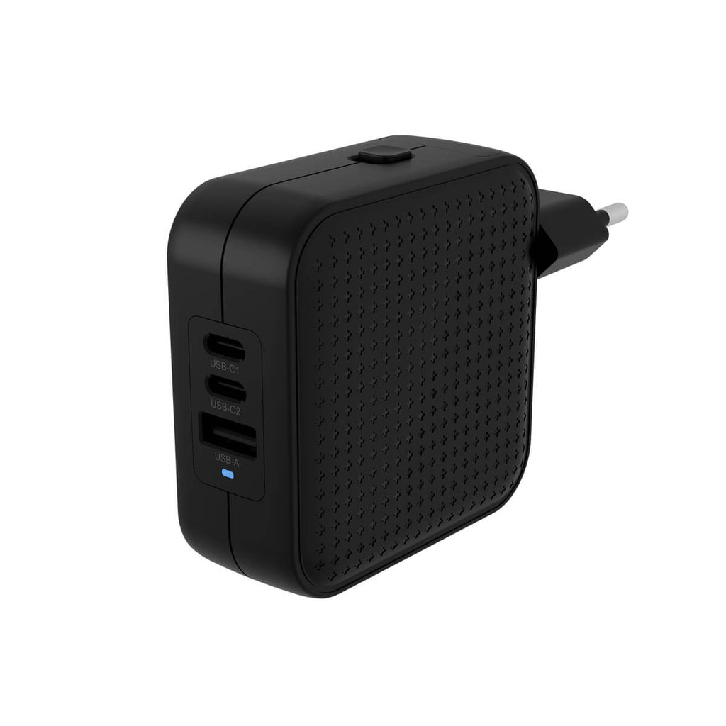 Hyper - HyperJuice 70W USB-C GaN Travel Charger (3C+1A) - Black von Targus