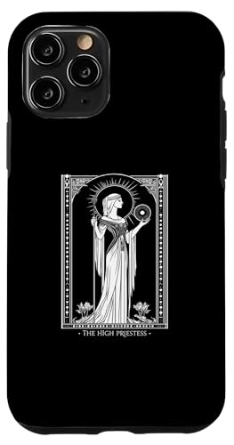 Hülle für iPhone 11 Pro The Goddess Diana High Priestess Tarot Card Pagan Witchcraft von Tarot Card Reading Goth Clothing