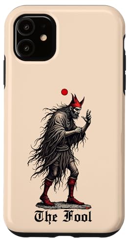 Hülle für iPhone 11 The Fool Tarot Card Court Jester - Halloween Gothic Horror von Tarot Card Reading Goth Clothing