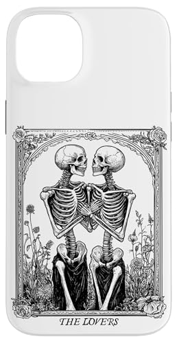 Hülle für iPhone 14 Plus The Lovers Vintage Tarot Card Astrology Gothic Halloween von Tarot Card Reading Goth Clothing