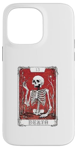 Hülle für iPhone 14 Pro Max Die Todes-Tarotkarte XIII – Blackcraft Satanic Occult Art von Tarot Card Reading Goth Clothing