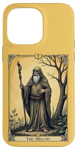 Hülle für iPhone 14 Pro Max The Hermit Tarot Card - Spirituality Fortune-Telling Nine von Tarot Card Reading Goth Clothing