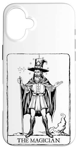 Hülle für iPhone 16 Plus Vintage Tarot Card The Magician - Occult and Mystical Art von Tarot Card Reading Goth Clothing