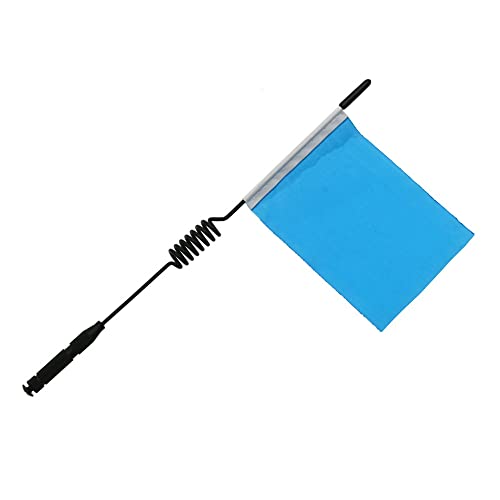 Tassety Dekorative Antenne und Flagge aus Metall, 190 mm, für 1/10 RC Crawler Car Axial SCX10 90046 TRX4 TRX6 D90,2 von Tassety