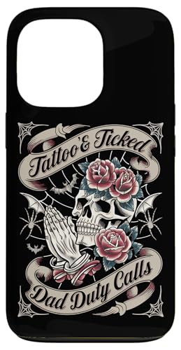 Inked Dad Edition Tattoo-Maschine, Tintenkunst-Tätowierstift Hülle für iPhone 13 Pro von Tattoo Art Designs for Tattoo Lover Dad Edition