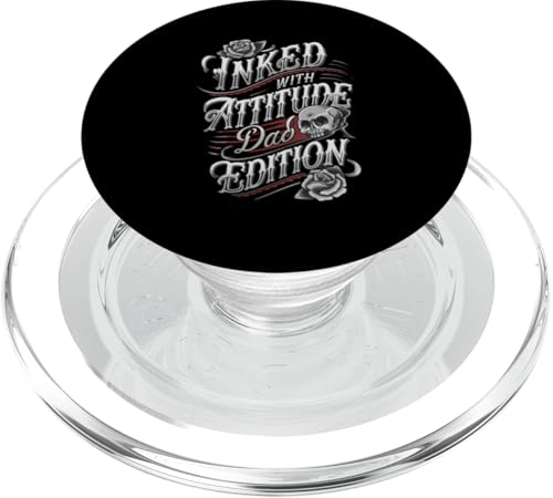 Tuschkunst von Inked Tattooist PopSockets PopGrip für MagSafe von Tattoo Art Designs for Tattoo Lover Dad Edition