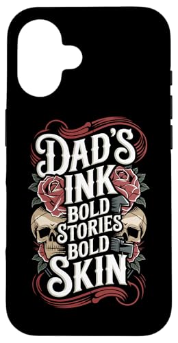 Tätowierung Tinte Kunst Papa Maschine Inked Tattooist Inking Dad Hülle für iPhone 16 von Tattoo Designs for Inked Dad Edition