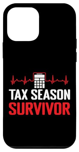 Hülle für iPhone 12 mini Steuersaison Survivor Buchhaltung Büro Steuertag Buchhalter von Tax Season Accountant Gift Idea For Auditor Funny