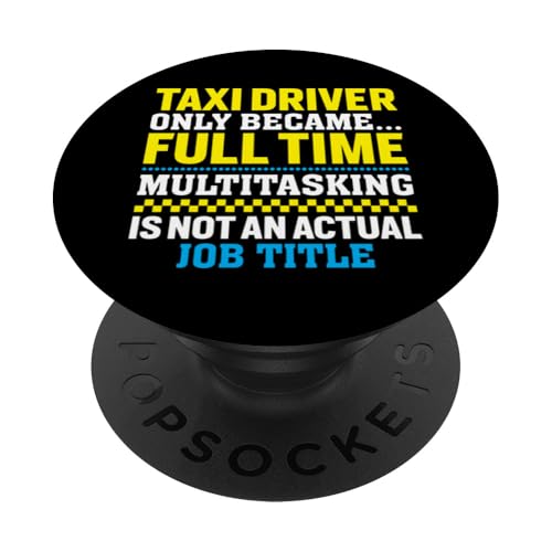 Lustiger Taxifahrer Kunst Männer Frauen Taxifahrer Taxi Passagiere PopSockets mit austauschbarem PopGrip von Taxi Driver Taxi Passengers Gifts & Shirts