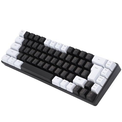 Computer-Tastatur, Gaming-Tastatur, Wireyboard, USB-Tastatur, G-Tastatur, Office-Tastatur, Memb-Gaming-Tastatur, 68 Tasten, RGB-Hintergrundbeleuchtung, Omic-USB-Schnittstelle, von Tbest