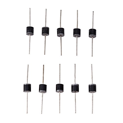 Sperrdiode 12V,Diode 10A,Gleichrichter,10A10 Diode Diode 12 50Pcs 10A10 1000V 10A Hochspannungsgleichrichterdiode Gleichrichterdioden von Tbest