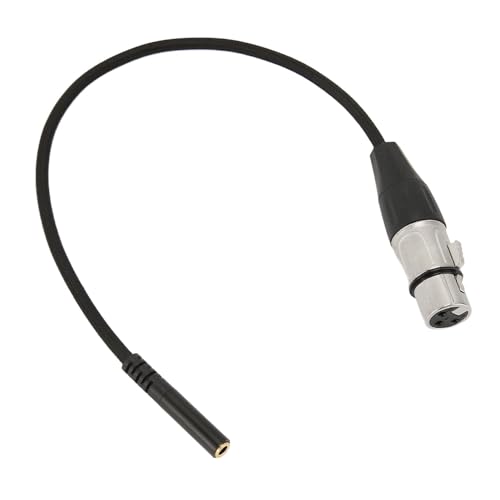 Tbest Baed 3,5-mm-auf-XLR-Kabel3,5-mm-Stereo-Sound-A-KabelMikrofon-Soundkabel, 1/8 I-auf-XLR-Fem-Kabel Baed 3,5-mm-Fem-Stereo-auf-XLR-Fem-A-Kabel Mikrofon-Soundkabel von Tbest