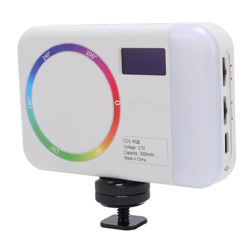 Tragbare RGB-Videoleuchte, 140 Lampen, 2500–9000 K, HSI-Modus für Selfies, Live-Streaming von Tbest