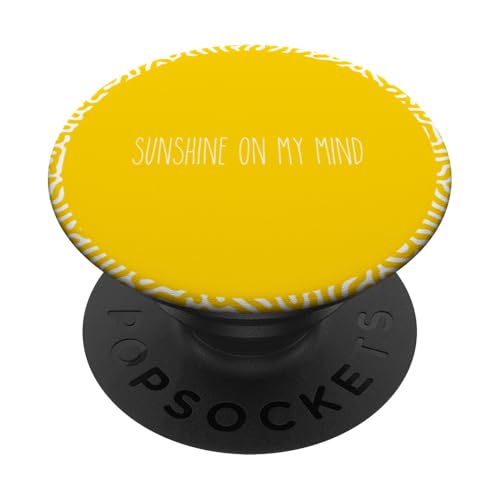 Rae inspirierte Dunn hey Sunshine on my mind Sommerurlaub PopSockets Klebender PopGrip von TeaTime Design Studio