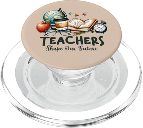 Schüler, Lehrer, gestalten unsere zukünftige Bildung PopSockets PopGrip für MagSafe von Teacher Class Student Elementary School