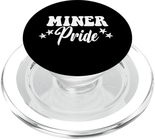 Miner Pride High School Miners Sportmannschaft Bergleute PopSockets PopGrip für MagSafe von Team Spirit School Mascot Co.