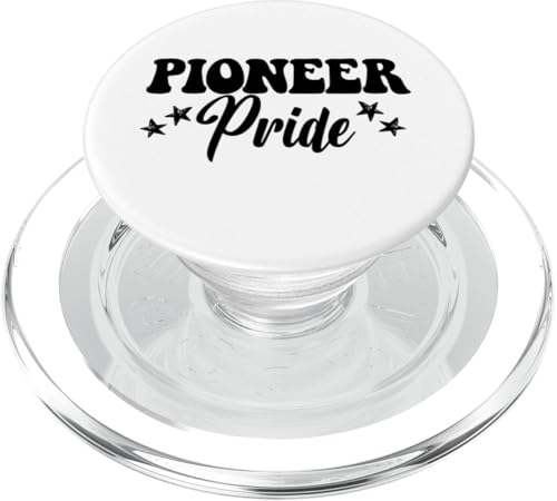 Pioneer Pride High School Pioneers, Pioniere der Sportmannschaft PopSockets PopGrip für MagSafe von Team Spirit School Mascot Co.