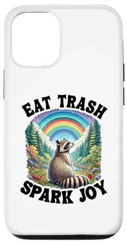 Hülle für iPhone 13 Pro Eat Trash Spark Joy Waschbär Lustiger Waschbär von Team Trash Raccoon Designs