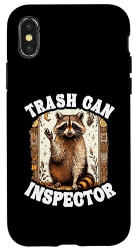 Hülle für iPhone X/XS Mülleimer Inspector Racoon Raccoon von Team Trash Raccoon Designs