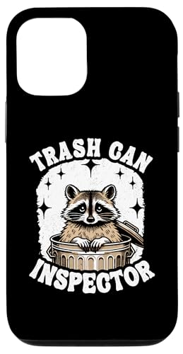 Hülle für iPhone 12/12 Pro Mülleimer Inspector Racoon Raccoon von Team Trash & Raccoon Designs