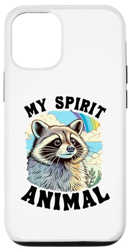 Hülle für iPhone 14 Pro My Spirit Animal Waschbär von Team Trash & Raccoon Designs