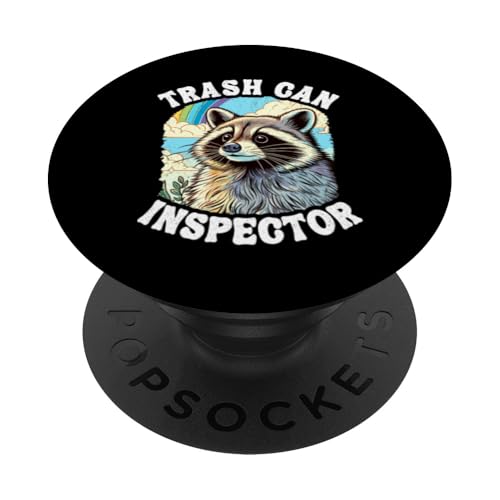 Mülleimer Inspector Racoon Raccoon PopSockets mit austauschbarem PopGrip von Team Trash & Raccoon Designs