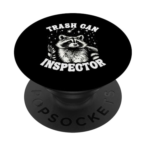 Mülleimer Inspector Racoon Raccoon PopSockets mit austauschbarem PopGrip von Team Trash & Raccoon Designs