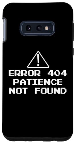 Hülle für Galaxy S10e Error 404 Patience No Found Tech Support IT Hotline von Tech Support Designs Hotline Techniker