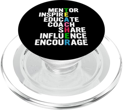 Lustiges Techer-Design für Männer und Frauen, Schule, Lehrliebhaber PopSockets PopGrip für MagSafe von Techer Gift Teaching Shirts Men Women