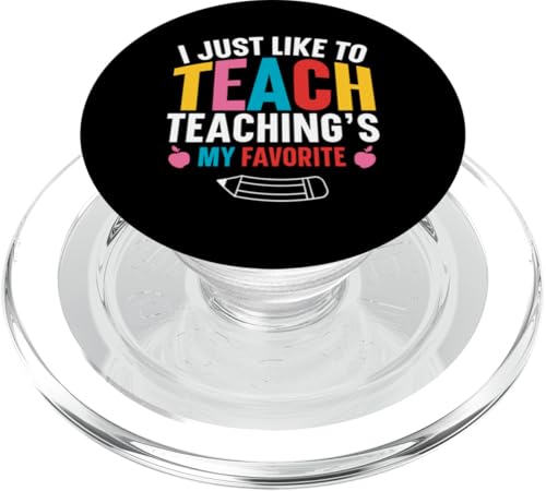 Lustiges Techer-Design für Männer und Frauen, Schule, Lehrliebhaber PopSockets PopGrip für MagSafe von Techer Gift Teaching Shirts Men Women