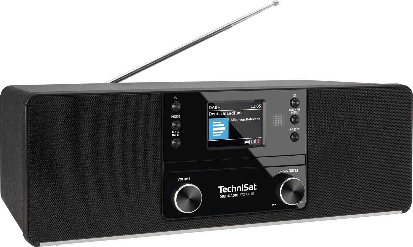 TechniSat DIGITRADIO 370 CD IR Digitalradio (DAB) (Digitalradio (DAB), UKW mit RDS, 10 W) von TechniSat