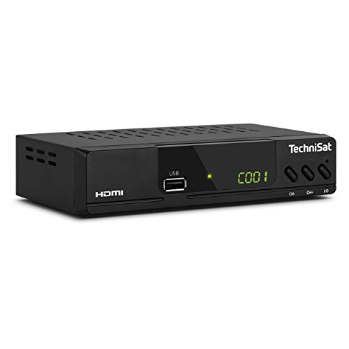TechniSat HD-C 232 - HD-Receiver für digitales Kabelfernsehen (HDTV, DVB-C, HDMI, SCART, USB 2.0, RF in, RF out, EPG, Fernbedienung ) schwarz von TechniSat