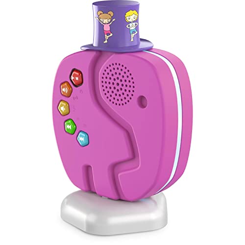 TechniSat TECHNIFANT - Audioplayer und Bluetooth-Lautsprecher für Kinder (inkl. Nachtlicht, mit MP3 bespielbarem Hütchen und leistungsstarkem Akku) von TechniSat