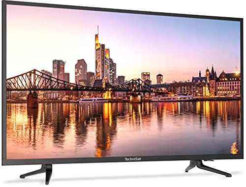 TechniSat TECHNILINE 32 ISI 2 - Full-HD-Smart-TV (32 Zoll,1080p, Einkabel-TwinTuner, USB, ELAC Subwoofer, Connect-App, ISIO-Internet, UPnP-Zugriff, Vorbereitet für Pay-TV) Titan, Modelljahr 2023 von TechniSat