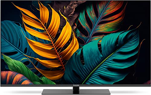 TechniSat TECHNIVISION UHD43A - 109 cm (43 Zoll) LED Fernseher (4K Ultra HD Smart TV, Triple Tuner, PVR Aufnahmefunktion, CI+, 3X HDMI), Modell 2022, Schwarz von TechniSat