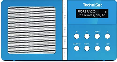 TechniSat TechniRadio 1 NRW-Edition tragbares Radio (DAB+, UKW, Radiowecker, 4 Direktwahltasten, Favoritenspeicher, Kopfhöreranschluss) von TechniSat