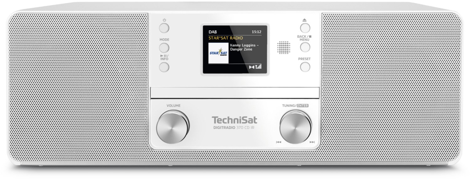 DigitRadio 370 CD IR CD/Radio-System weiß von Technisat