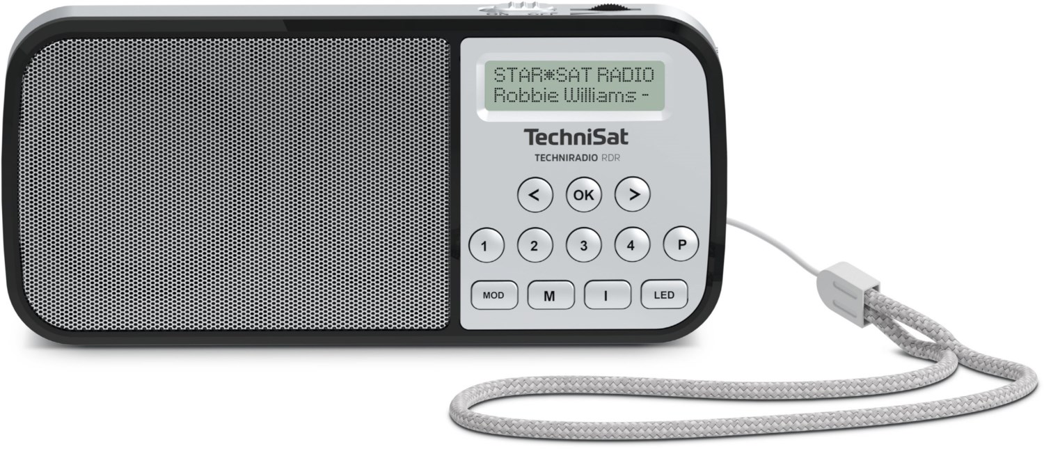 TechniRadio RDR Taschenradio silber von Technisat