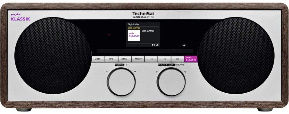 TechniSat DigitRadio 451 CD mdr Klassik Edition - Audiosystem - 2 x 10 Watt - Holz von Technisat